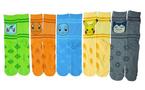 Pokemon Kanto Starters Crew 5 Pack Socks Exclusivité Games Zone